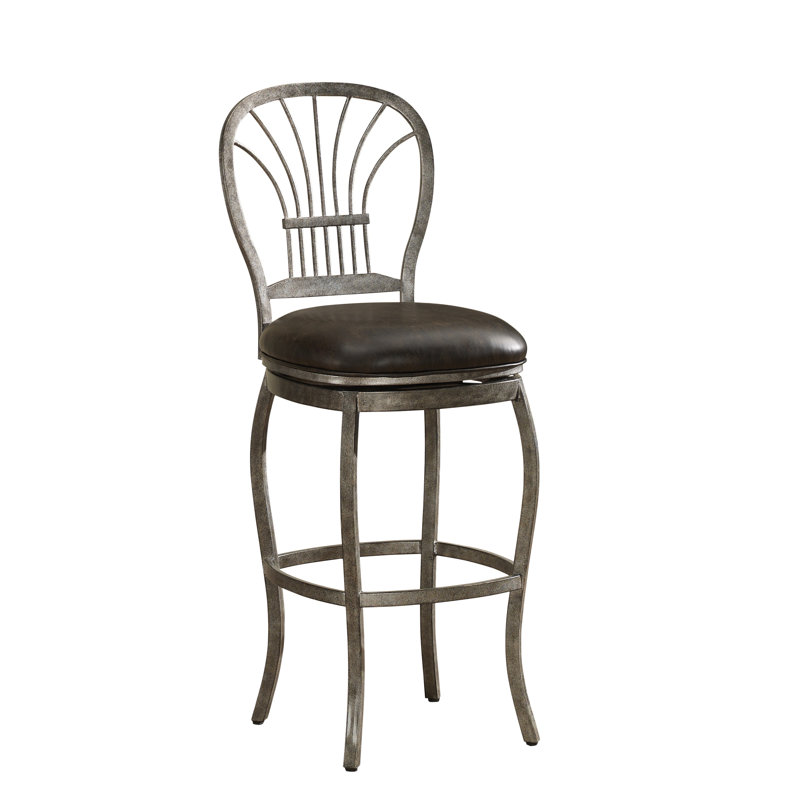 American Heritage Harper Bar & Counter Swivel Stool & Reviews Wayfair
